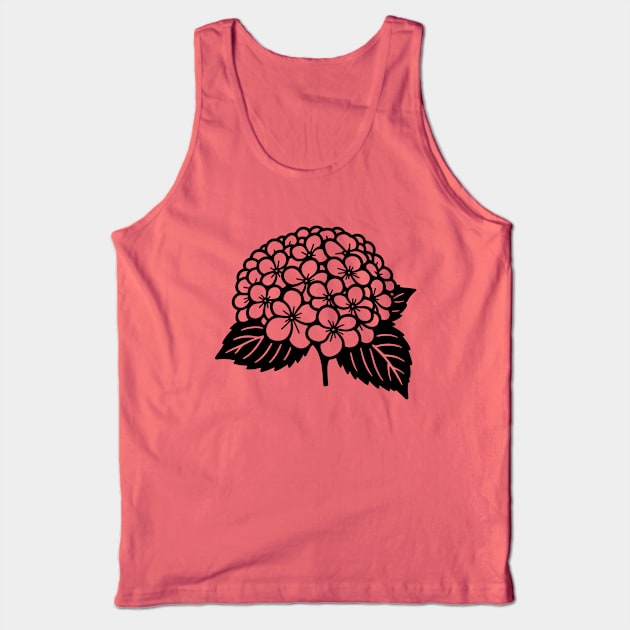 Hydrangea Tank Top by KayBee Gift Shop